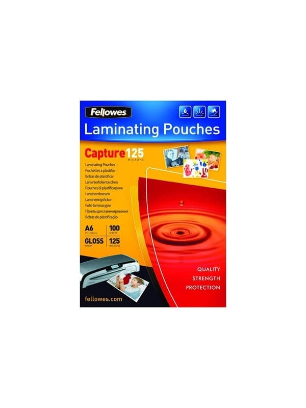 Fellowes - Laminierfolie Capture 125 5307201 111x154mm 100 St./Pack.