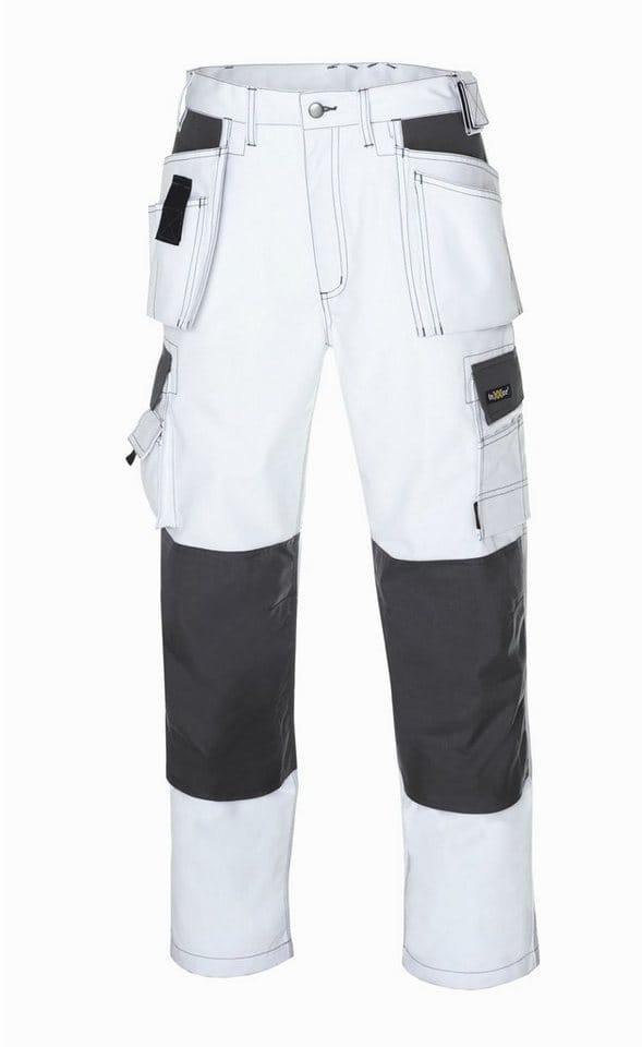 teXXor Arbeitshose Twill Bundhose Panama Canvas 28 weiß 431428