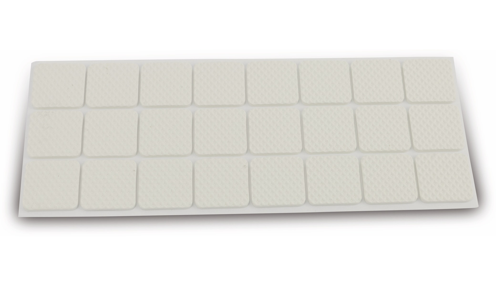 Möbelgleiter 342-NBFR, eva, 28x28 mm, 24 Stück - Eurotools
