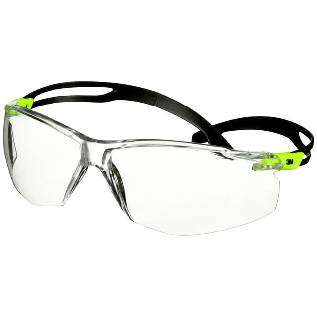 3M - SecureFit SF501SGAF-GRN Schutzbrille mit Antibeschlag-Schutz Grün