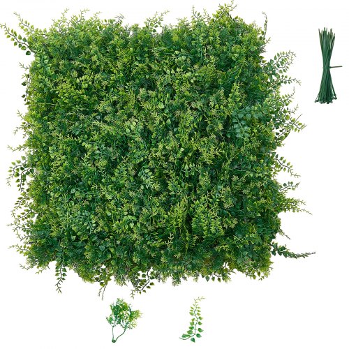 Künstliche Hecke 50x50 Cm 12-tlg. Set, Pflanzenwand, Pe-sichtschutz, Sichtschutzzaun, Windschutz, Heckenzaun, Kunstpflanzen Balkonverkleidung Für Hochzeiten, Außengärten, Hinterhöfe