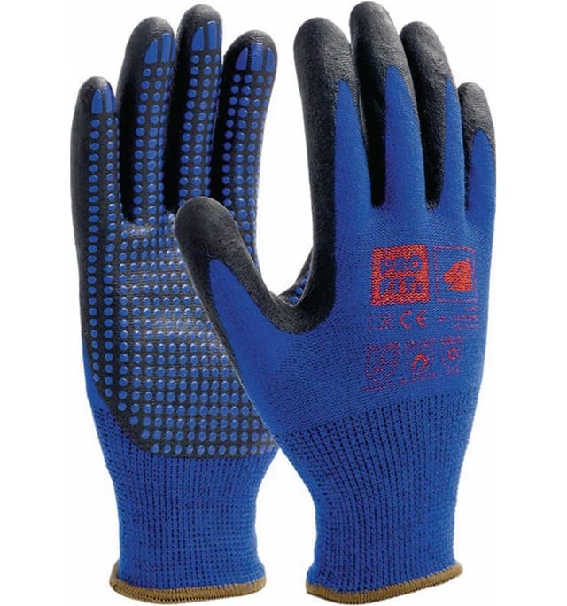 Pro fit 31791-10 Nitril-Feinstrickhandschuh NI-Thermo Größe 10 blau Nylon, Acryl