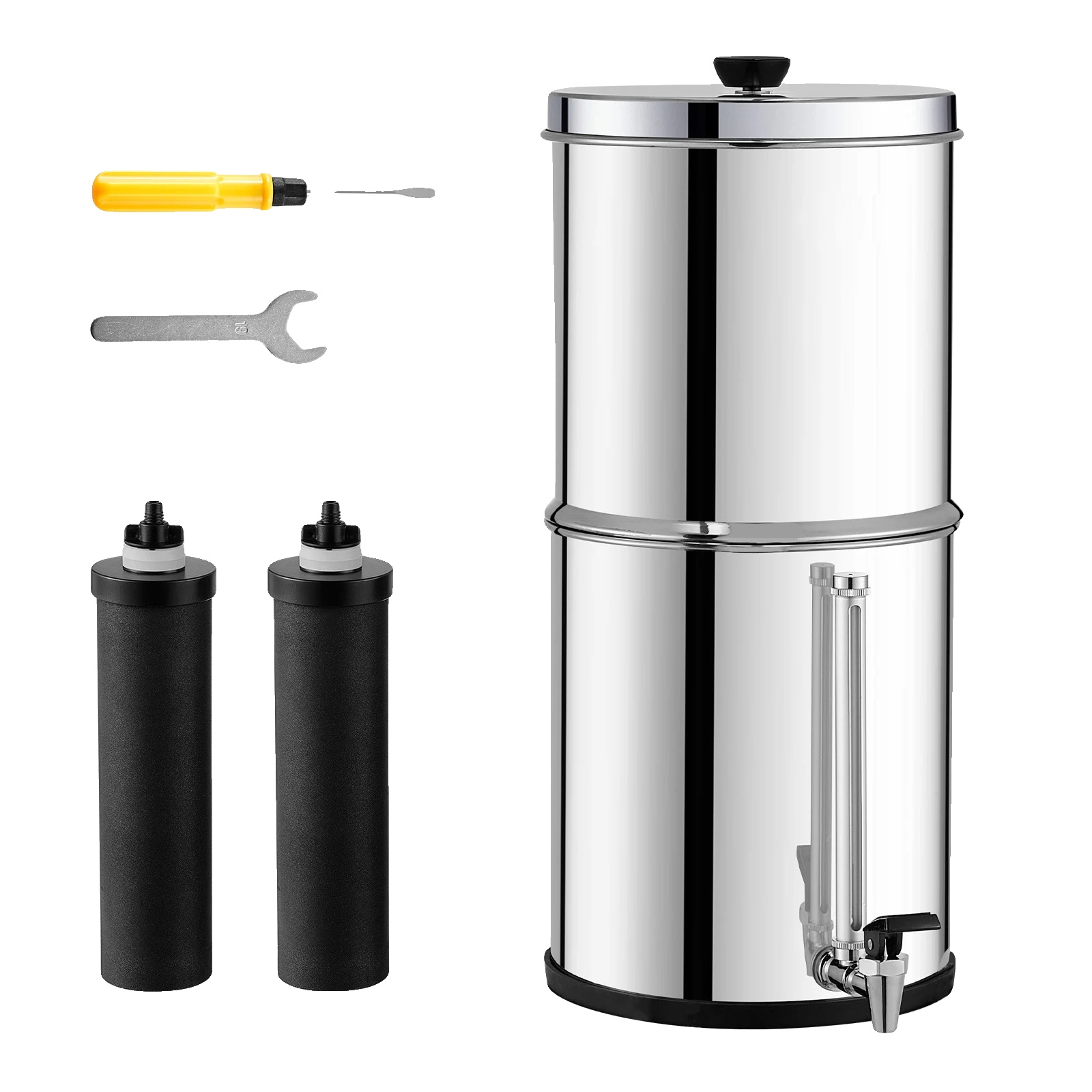 Wasserfiltersystem, Edelstahl, Hohe Kapazität, 2,25 Gallonen