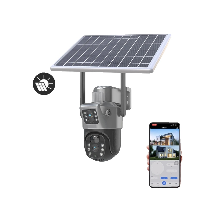 Solarkamera, Doppellinse, 4g-konnektivität, 4g-kamera (nur Eu)