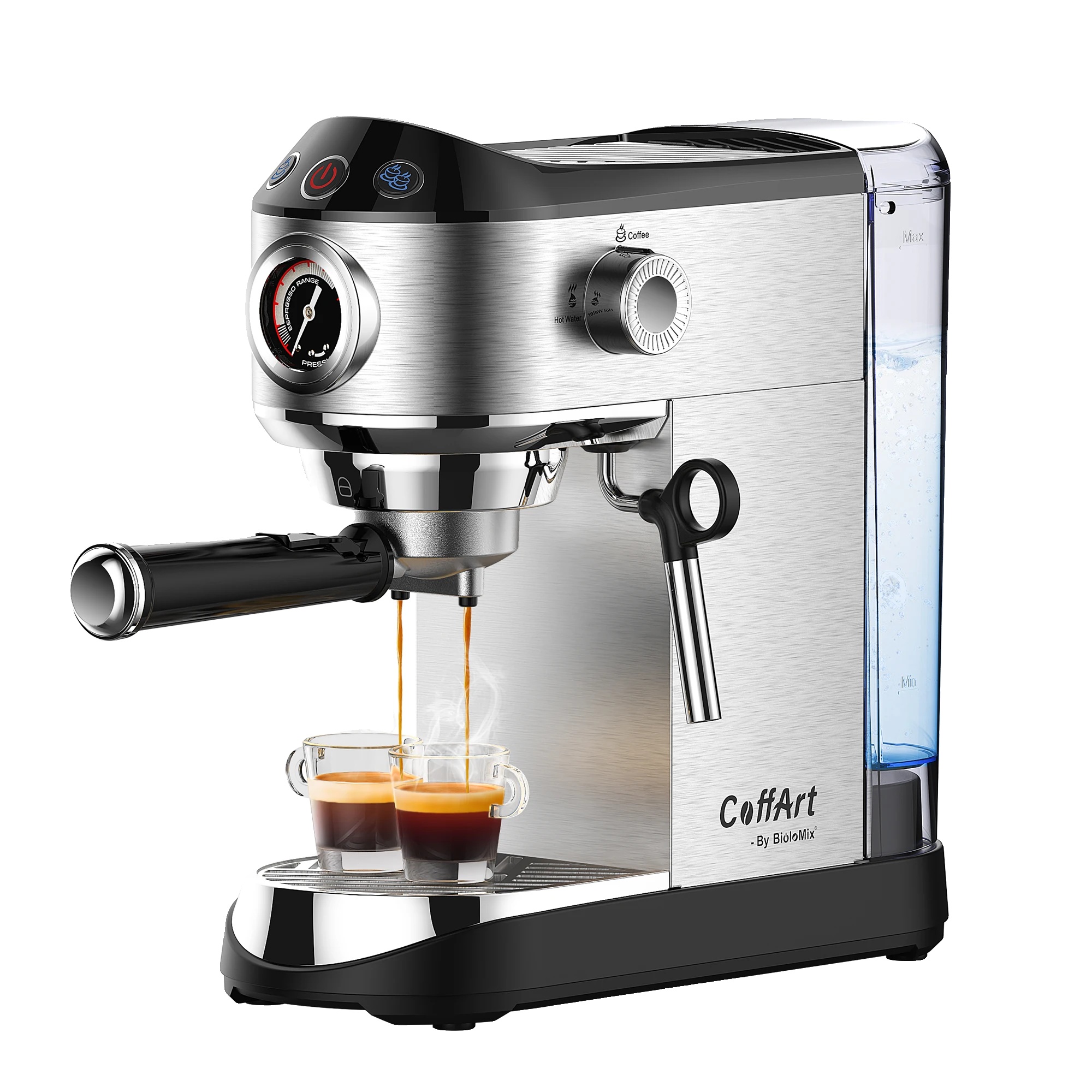 Espressomaschine, Edelstahl, Milchaufschäumer, Cm7008, Eu-b