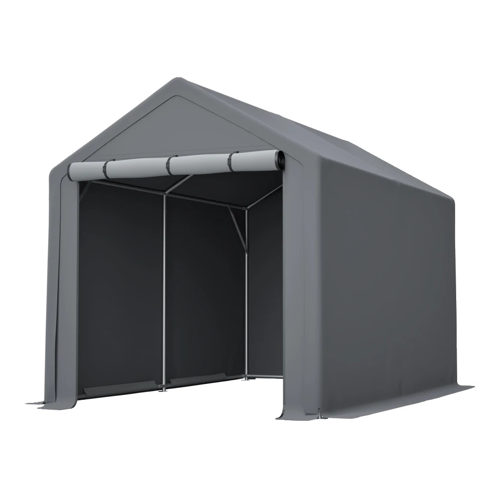 Outdoor-lagerzelt, Strapazierfähiges Material, Wasserdicht, Grau, 1,8 X 3 M