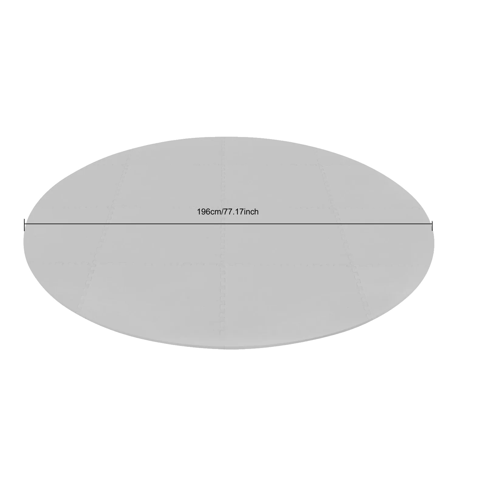 Whirlpool-badematte, Wasserdicht, Rutschfest, 196 Cm X 12 Mm