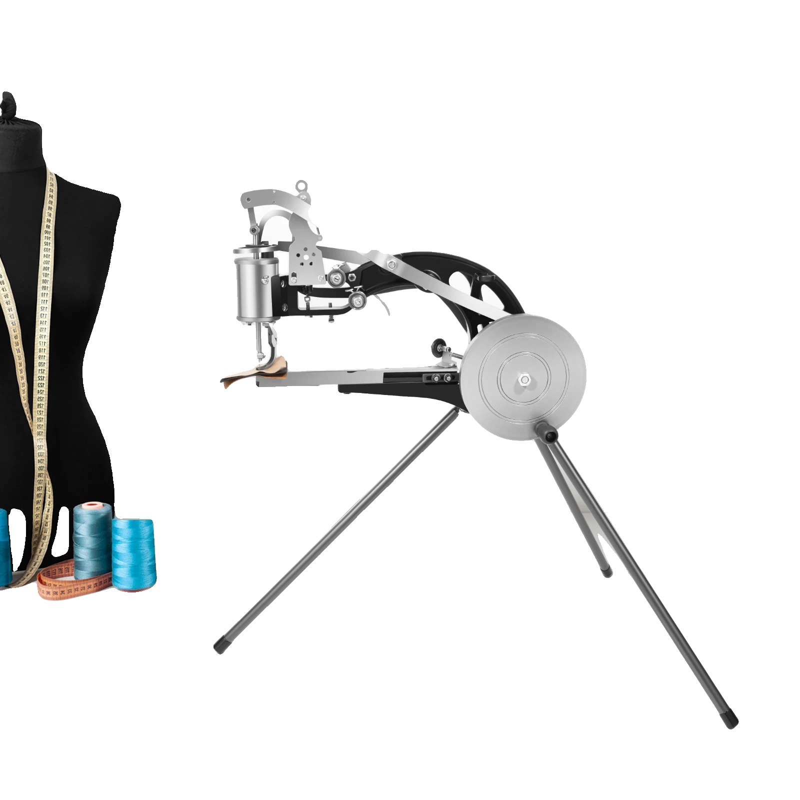 Ledernähmaschine, Maximale Stichlänge 6 Mm, Empfohlene Stichstärke 3-5 Mm, Nadeltyp 14-16, 18, 6 Lager