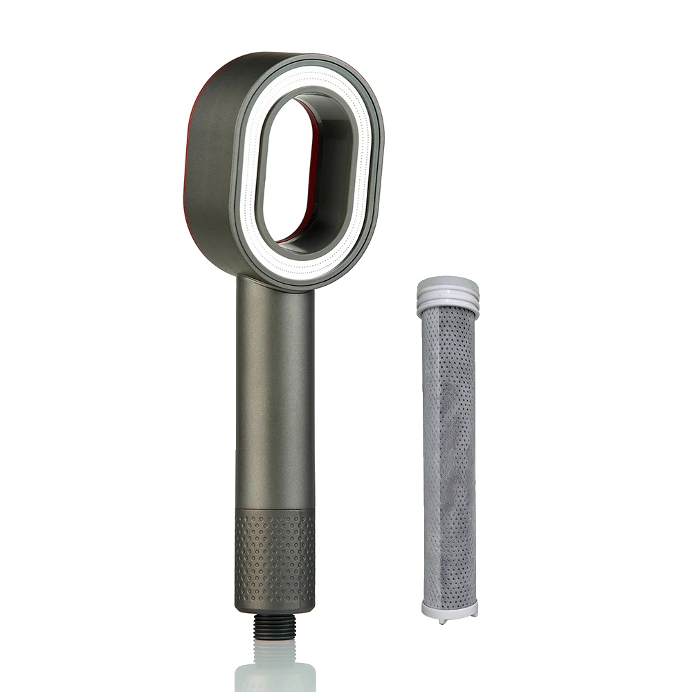 Duschkopf, Hochdruck, Kohlefaserfilter, Grau – 1 Stück Filter
