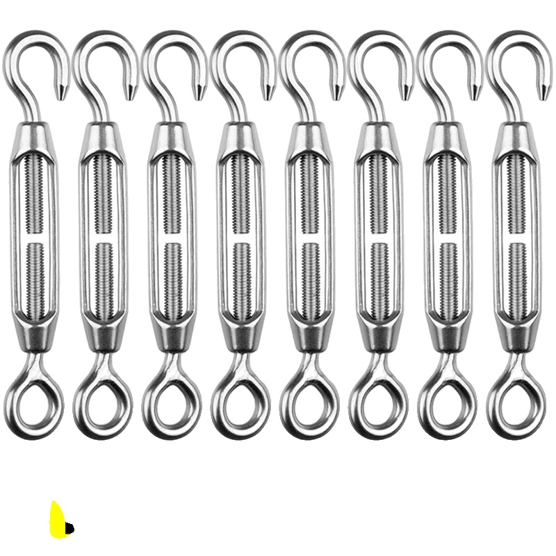 Spannschloss, Edelstahl, Einstellbare Spannung, M5, 10 Stück