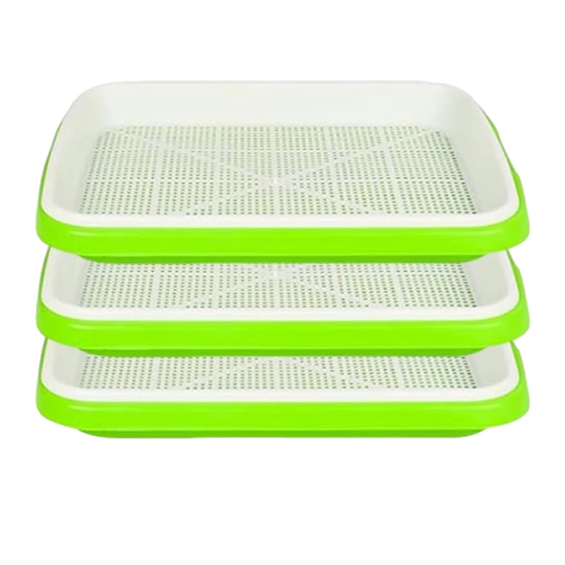 Anzuchttöpfe, Doppelwandig, Hydroponisch Geeignet, 3 Stück