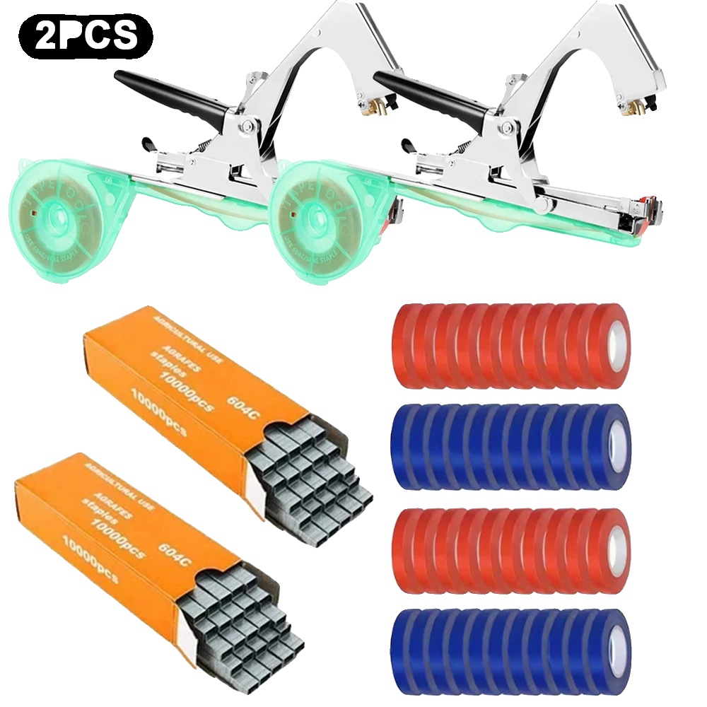 Pflanzenbindemaschine, Hohe Effizienz, Benutzerfreundliches Design, 2 Stück Grün