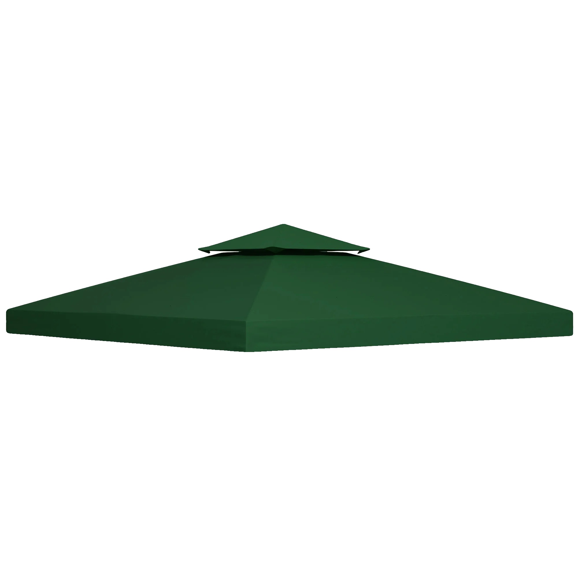 Ersatzbezug, 3 M X 3 M, 180 G/m² Polyester, Wasserdicht Und Uv-beständig, Anthrazitgrau, Mit 8 Ösen