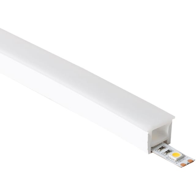 Efectoled - Profil Neon sflex 20x16 vertikale Kurve für led Streifen IP20 bis 12 mm 2 m