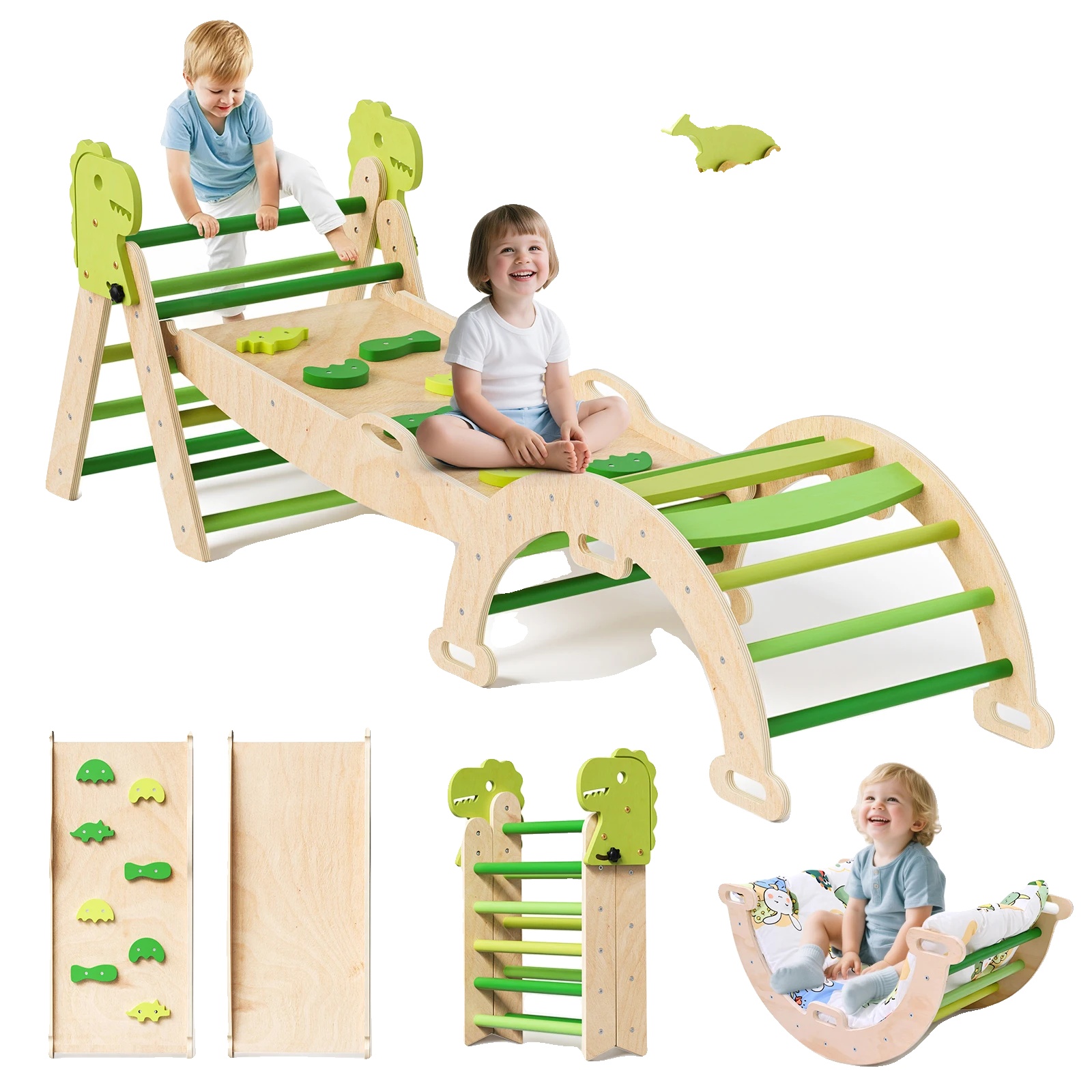Klettergerüst Für Kleinkinder, Mehrzweck-spielbereich, Sicherer Indoor-spielspaß, 9 In 1