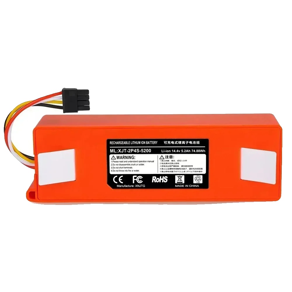 Ersatzakku, 6500 Mah Kapazität, Lithium-ionen-technologie, 5200 Mah, 14,4 V