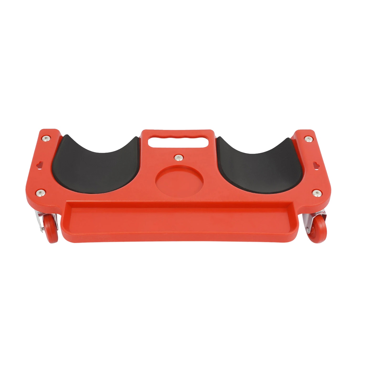Rollbare Knieorthese, Ergonomische Unterstützung, Flexible Bewegungsfreiheit, Rot