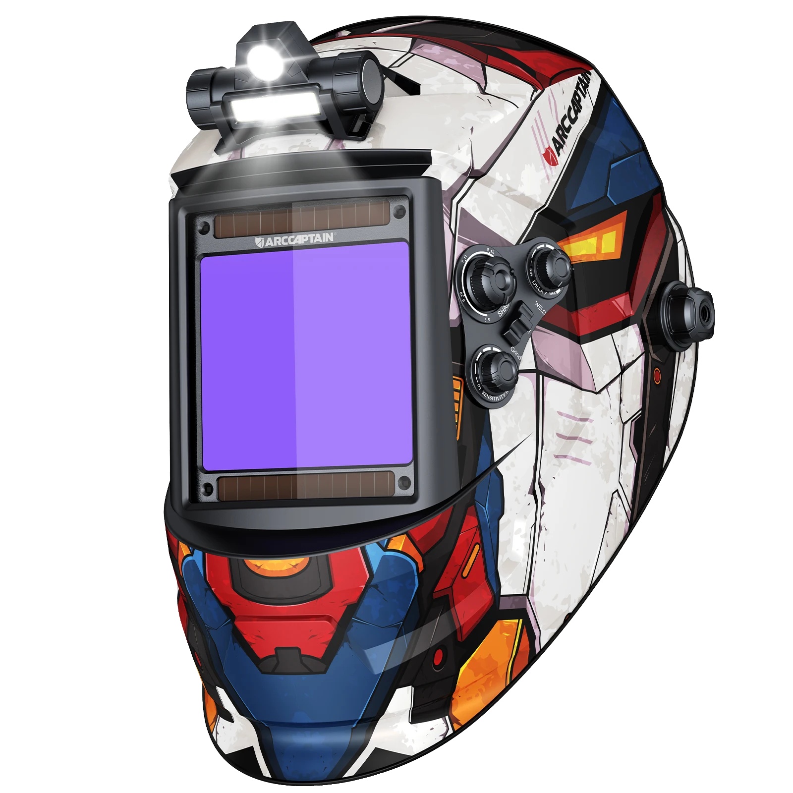 Schweißhelm, Automatische Abdunkelung, Led-licht, B