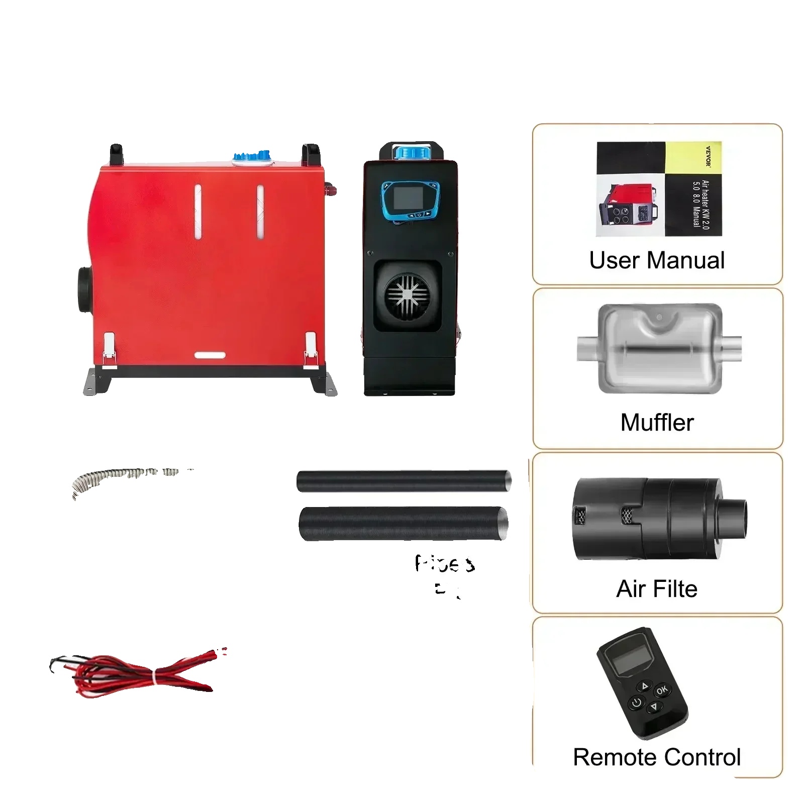 Dieselheizung, 8 Kw Leistung, Einfache Installation, 8-kw-upgrade, Blaues Lcd-display