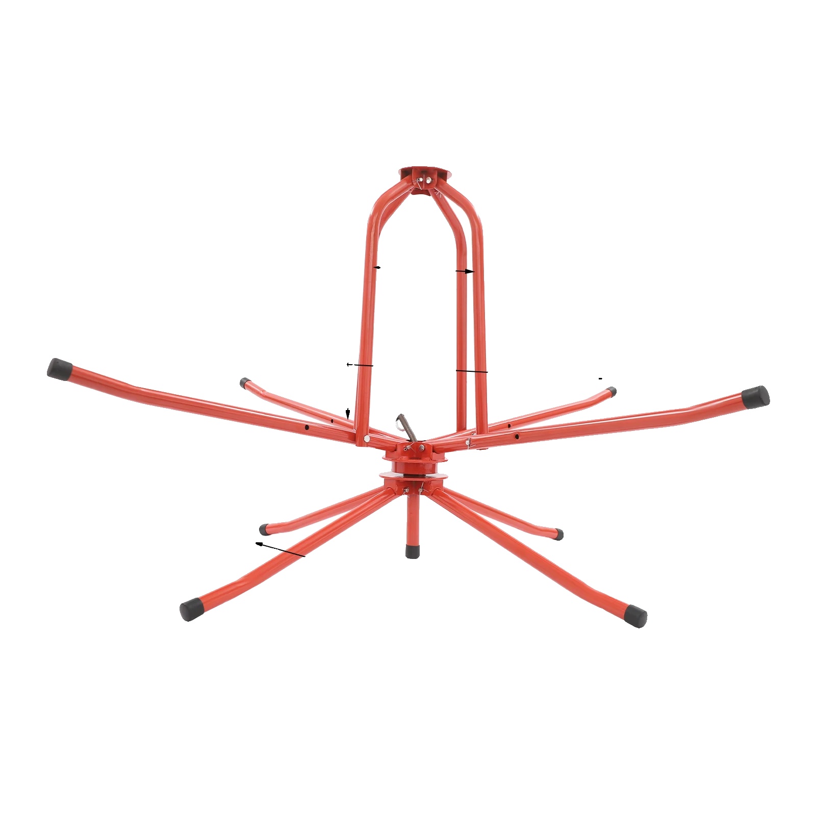 Schlauchtrommel, 200 Kg Tragkraft, Verstellbarer Schlauchdurchmesser, Rot