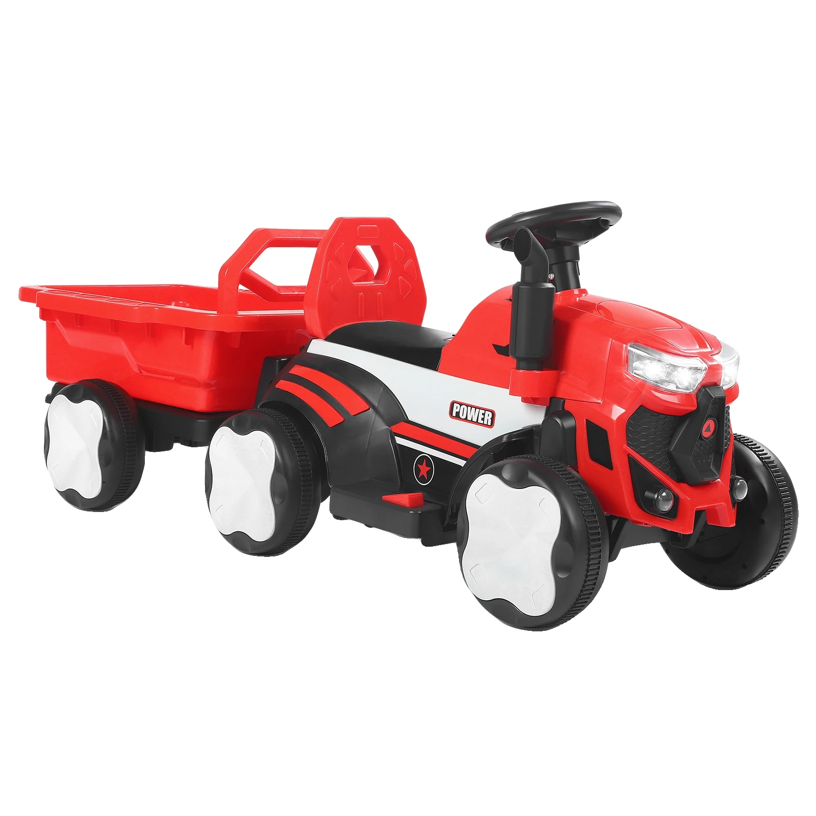 Gartenwagen, Robuster Stahl, 180° Drehbarer Griff, A