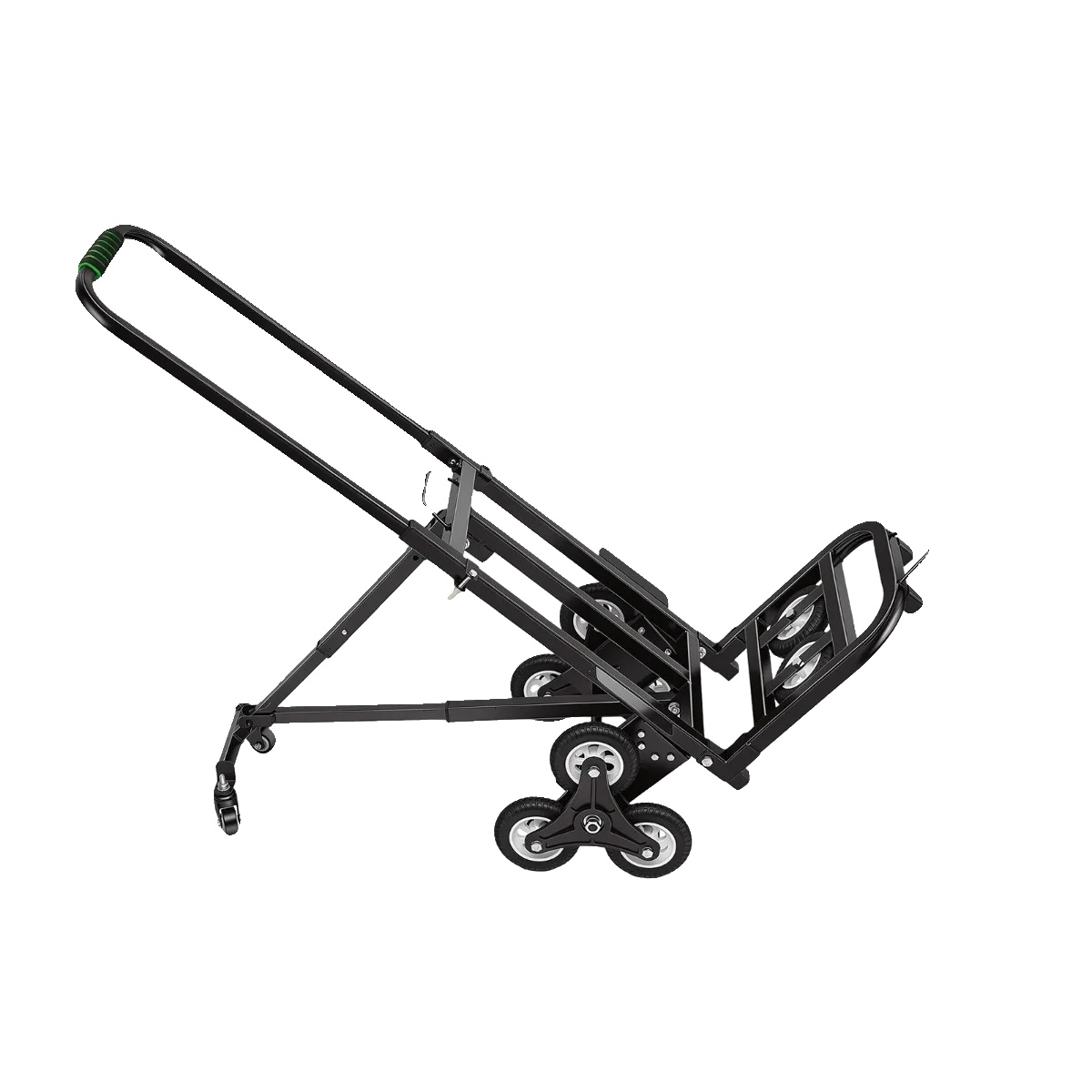 Handwagen, Geeignet Zum Treppensteigen, Tragkraft 150 Kg, Schwarz