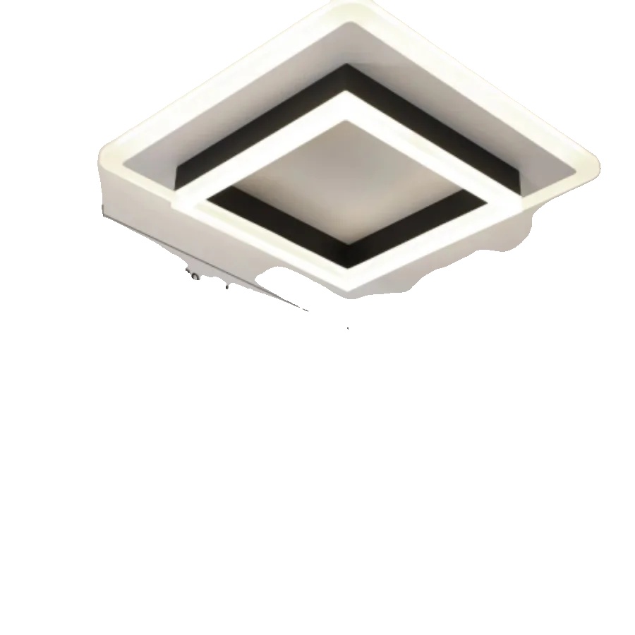Deckenleuchte, Modernes Design, Energieeffizient, A7011, Schwarz, 21–30 W, Neutralweiß