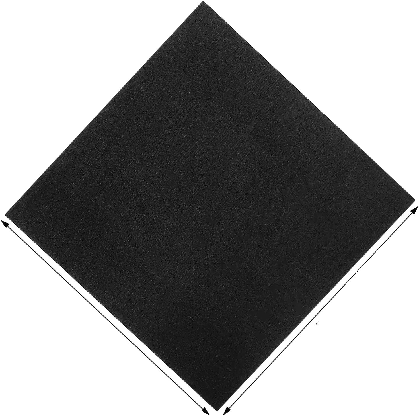 Teppichfliesen, Selbstklebend, Strapazierfähig Und Leicht Zu Reinigen, Schwarz
