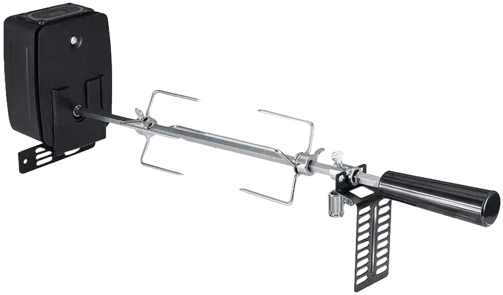 Drehspieß Für Grill, Elektromotor, 360°-drehung, Schwarz