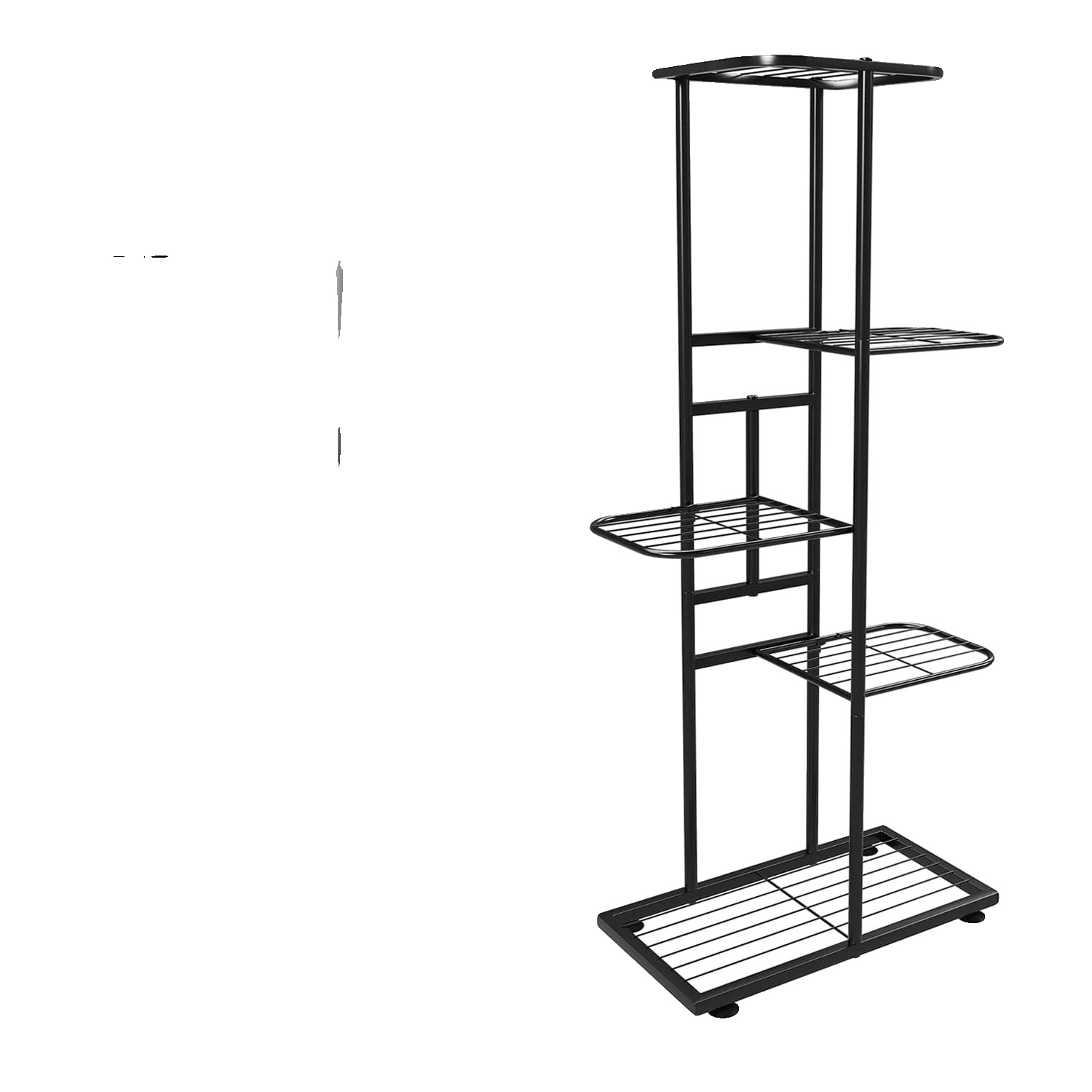 Pflanzenständer, Mehrstufiges Design, Robuste Metallkonstruktion, 5-stufiges Eisen