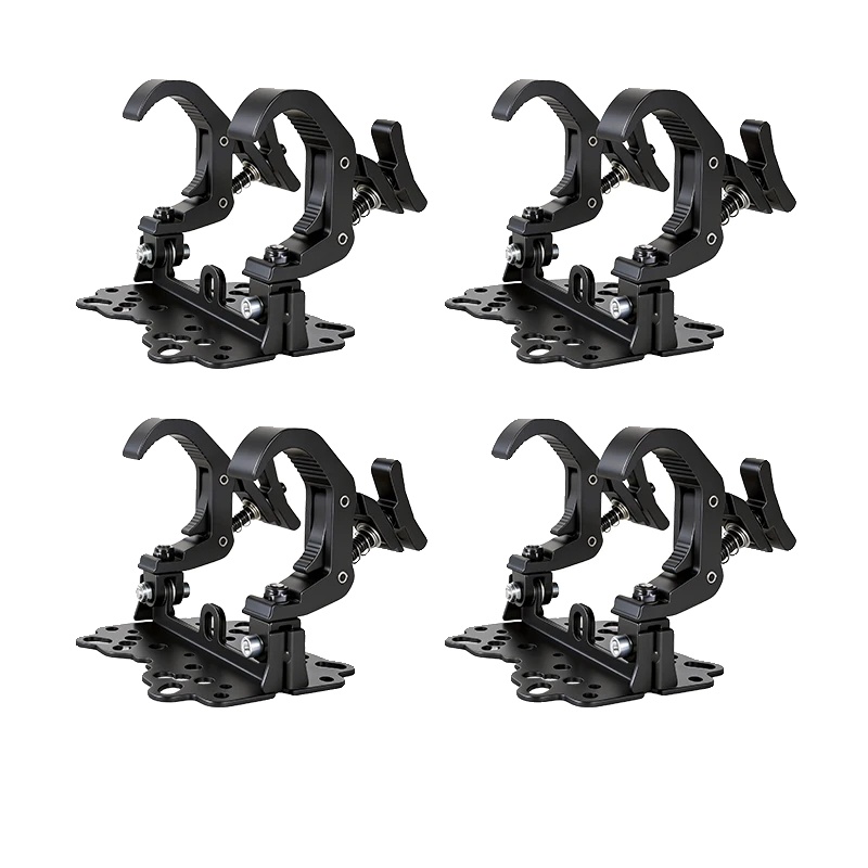 Bühnenbeleuchtungsklemme, Hohe Tragfähigkeit, Robustes Aluminium, 4 Stück