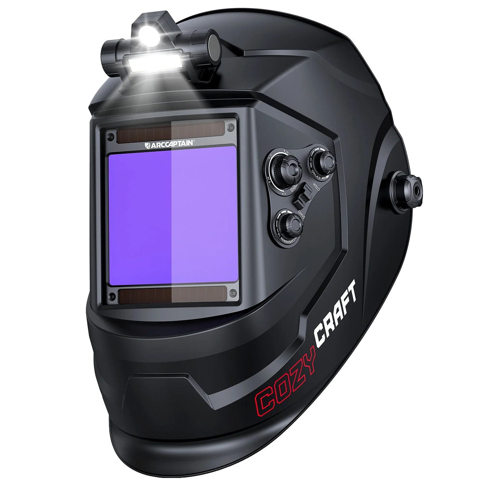 Schweißhelm, Automatische Abdunkelung, Led-licht, D