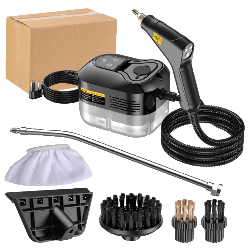 Dampfreiniger, Hohe Temperatur, Schnelles Aufheizen, Smart Black