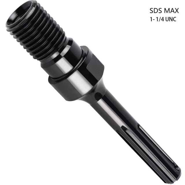 Adapter 1 1/4" UNC auf SDS Max für 190mm Diamantbohrkrone Kernbohrer Bohrkrone Lochsägen Für Kernbohrer