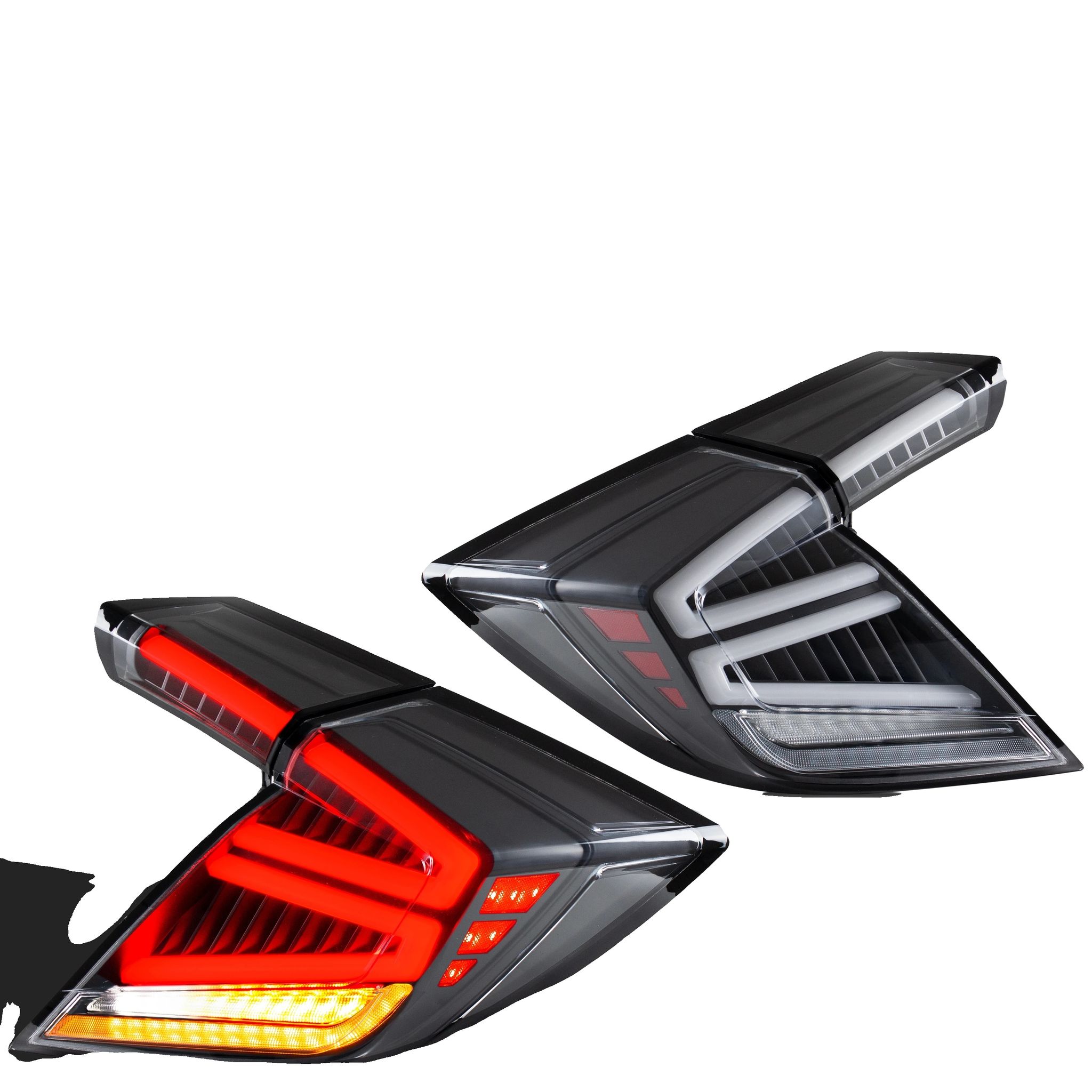 Led-rückleuchten, Kompatibel Mit Honda Civic Schrägheck (2016–2021), 35 W Leistung, 12 V Spannung, 3400 Lm Lichtstrom, Plug-and-play-installation