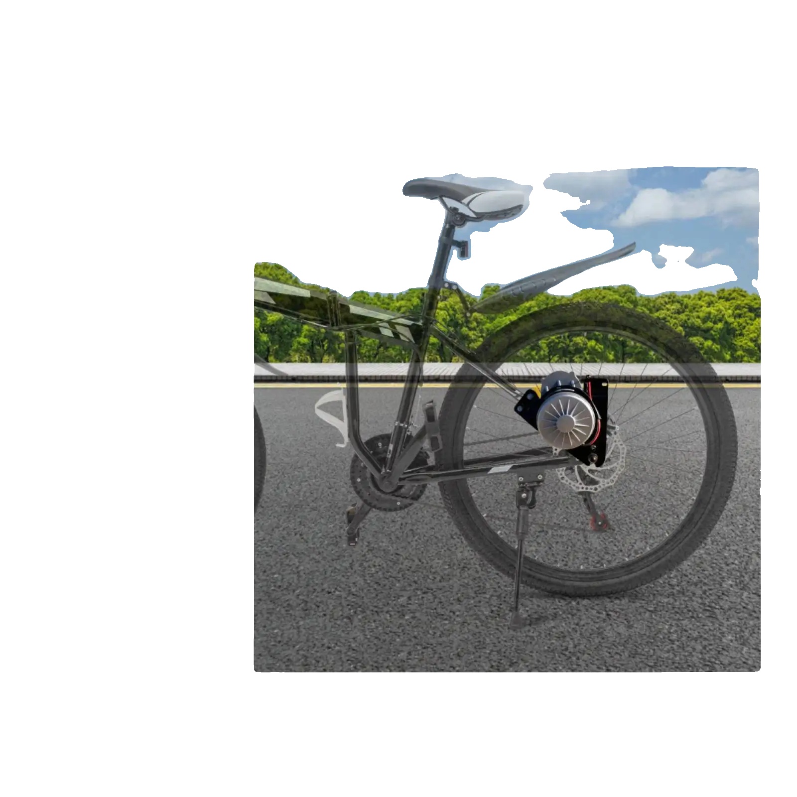 Umbausatz Für E-bikes, 350 W, 36 V, Getriebemotor Mit Bürsten, Passend Für Nabendurchmesser 36 Mm, 134 Mm Zahnscheibendurchmesser