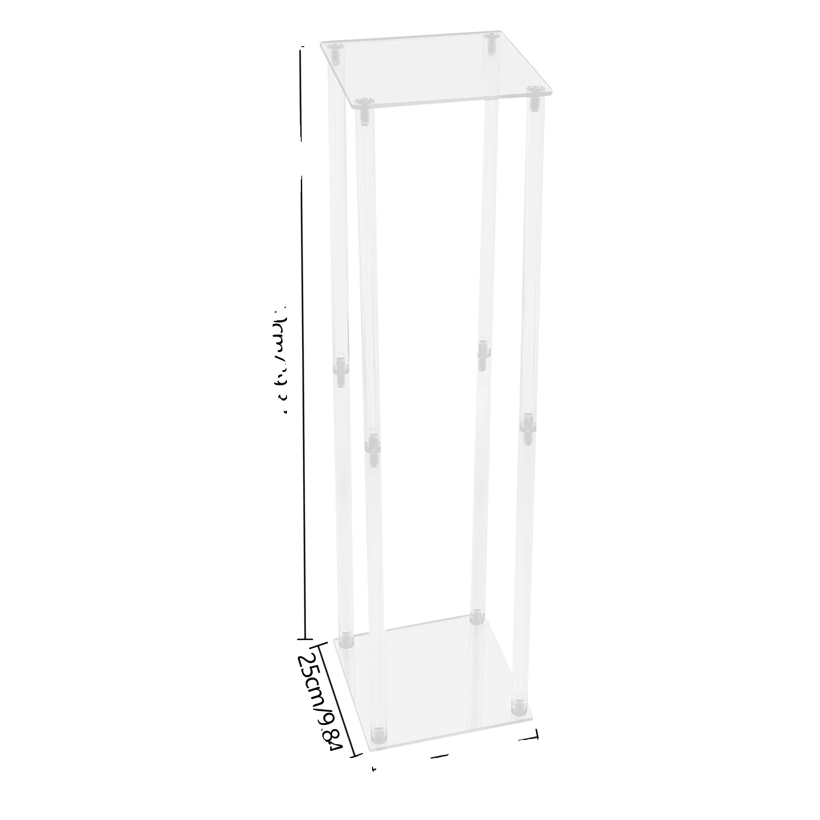 Blumenständer Aus Acryl, Strapazierfähiges Material, Vielseitig Einsetzbar Für Veranstaltungen, Transparent