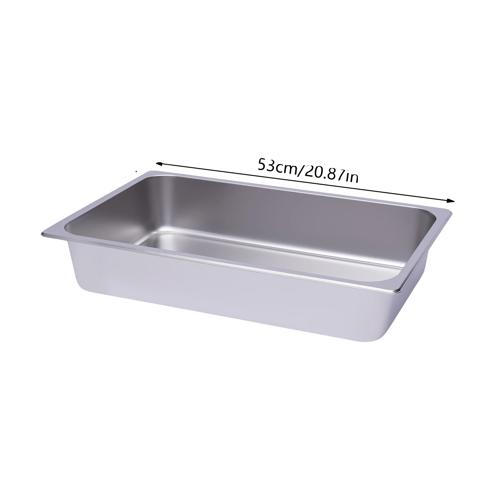 Dampfgareinsätze Mit Großem Fassungsvermögen, Aus Robustem Edelstahl, Silber