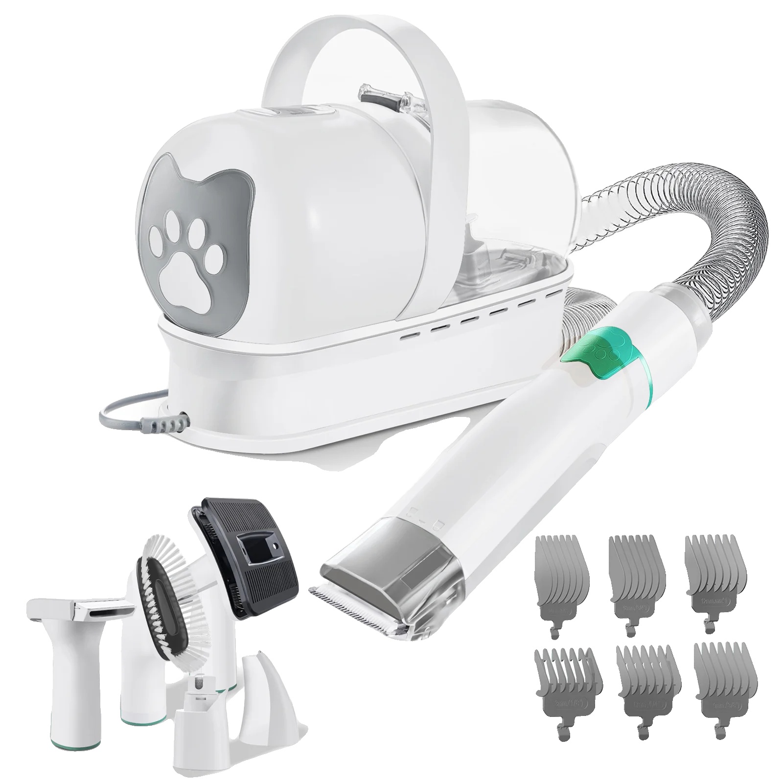 Staubsauger Für Haustiere, 7-in-1-pflegeset, Starke Saugkraft, Ein Set