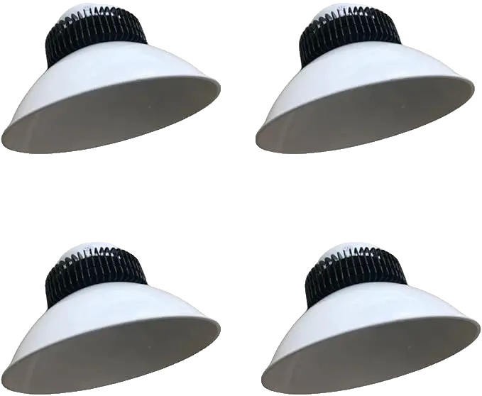 Pendelleuchte, Energieeffiziente Led, Robuste Aluminiumkonstruktion, 4 Stück, 200 W