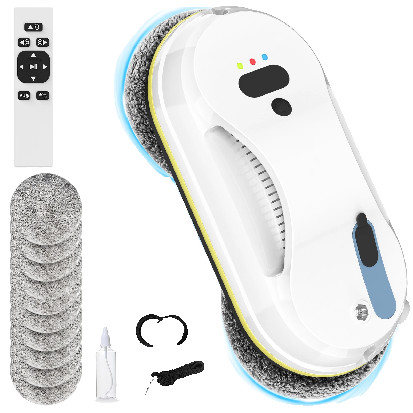 Fensterputzroboter, Fernbedienung, Automatische Wassersprühfunktion, 3800 Pa, Ja