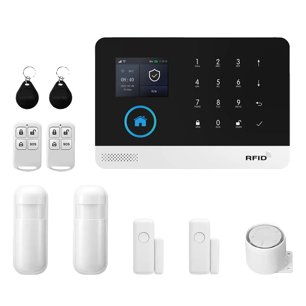 Alarmsystem, Smart-home-kompatibilität, Bewegungserkennung, 4g-wlan-b-kit, Eu-stecker