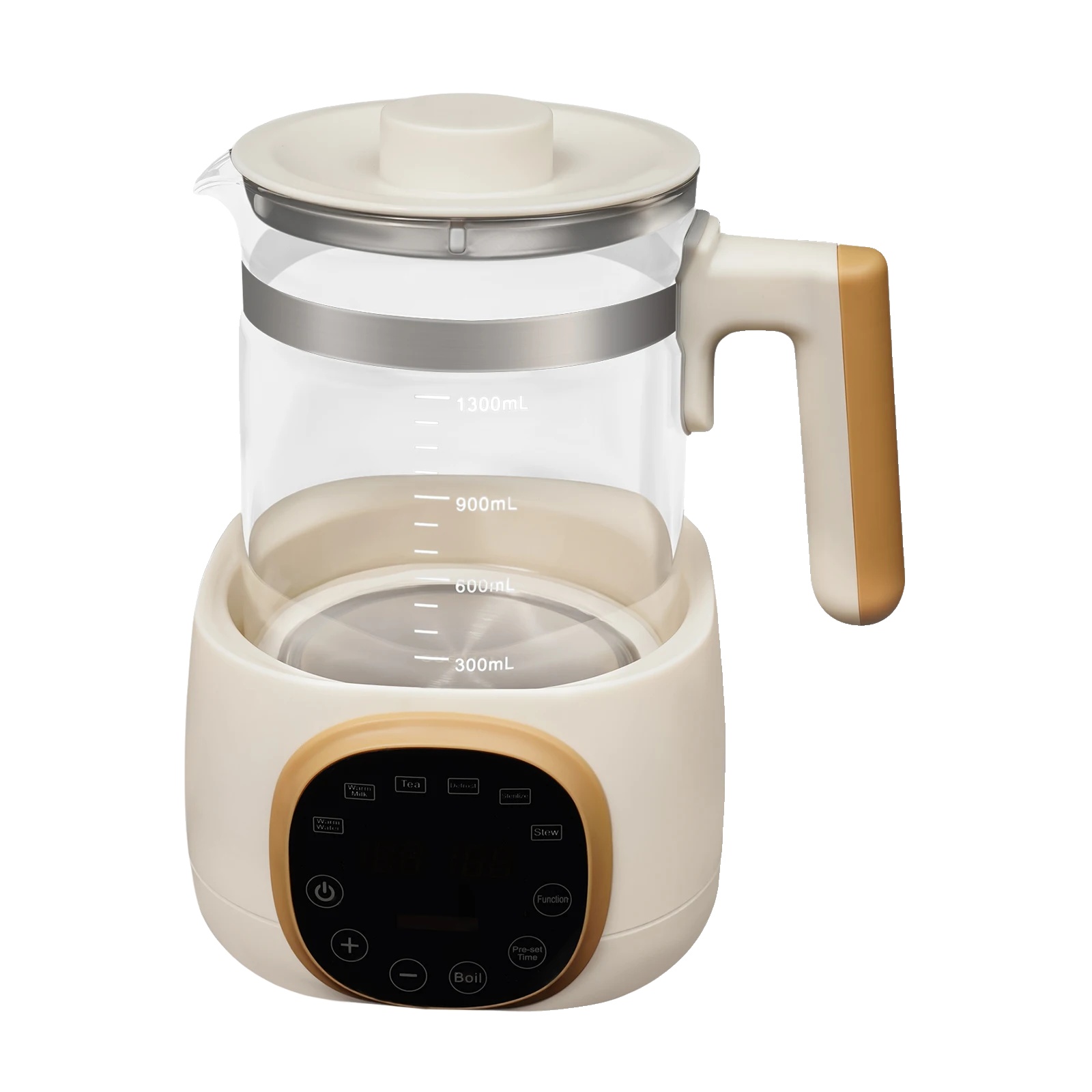 Babyflaschenwärmer, 72-stunden-temperaturregelung, Ergonomisches Design, Weiß