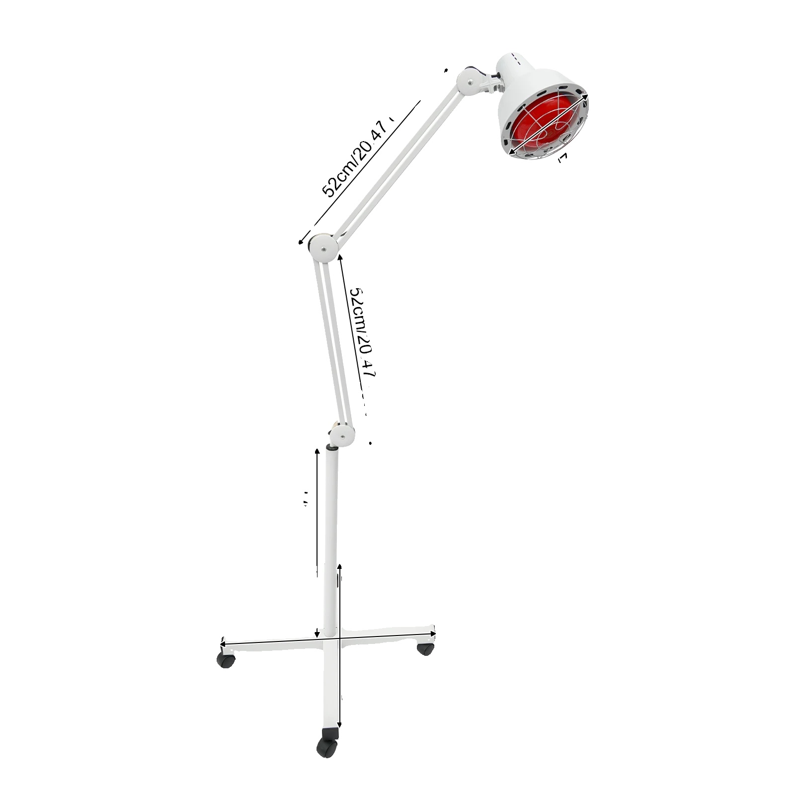 Wärmetherapielampe, Infrarotheizung, Körperkomfort, Weiss