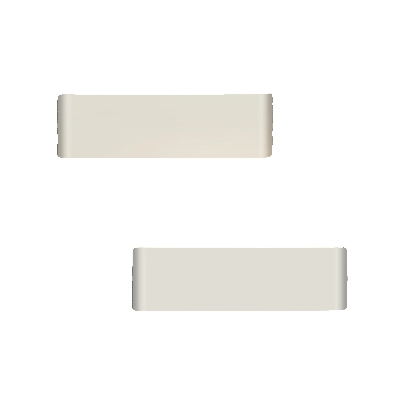 Wandleuchte, Modernes Design, Sanftes Led-licht, 2 Stück, Warmweiß (2700–3500 K), 11–15 W