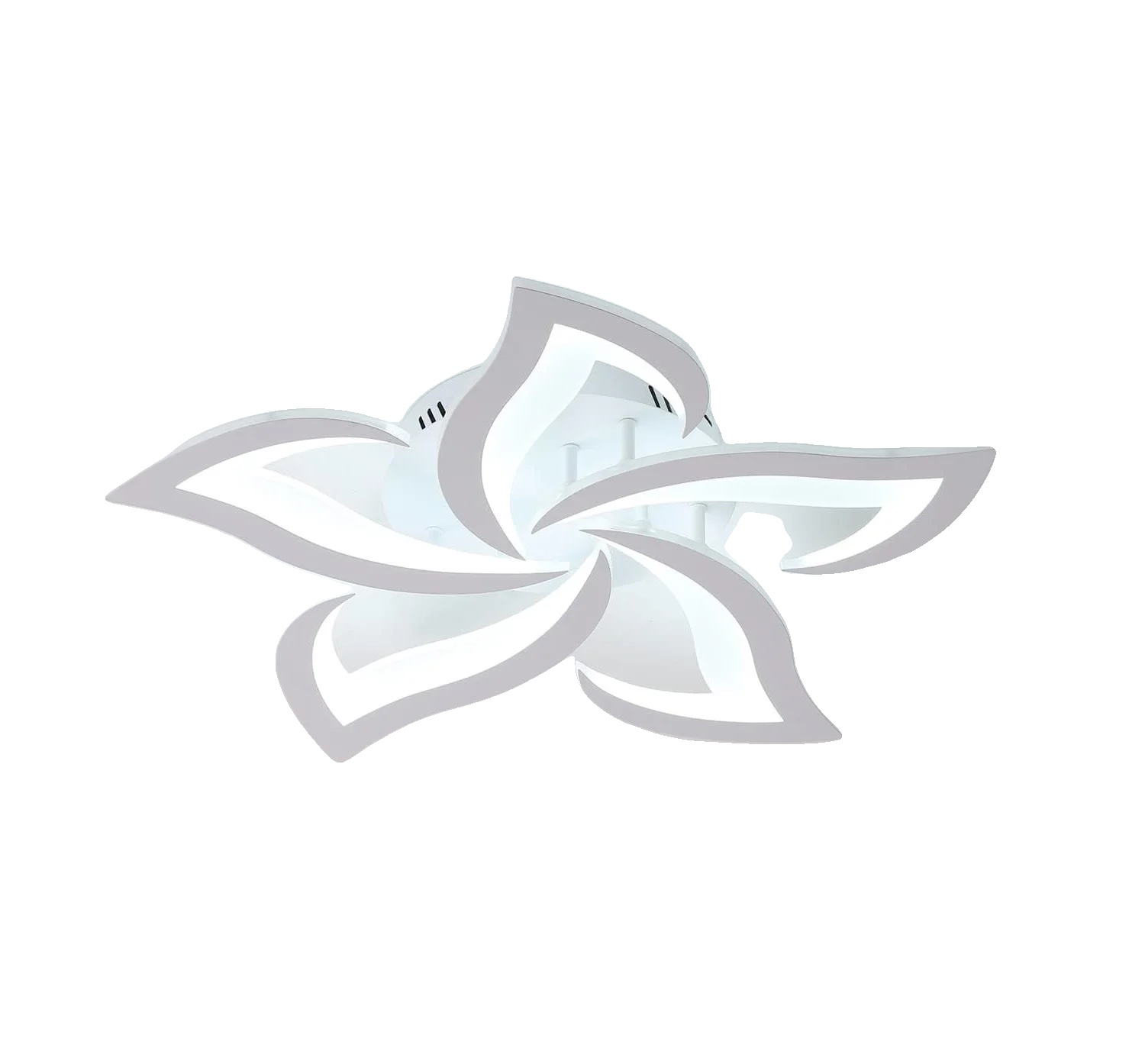 Deckenleuchte, Modernes Design, Led-technologie, Weiß, 51–60 W, Kaltweiß, M