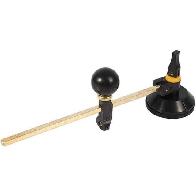 Ersandy - Glasschneider, hochwertiger verstellbarer Glaszirkel, runder Kreisschnitt mit max. 40 cm Runddurchmesser (1 Stück/Packung)