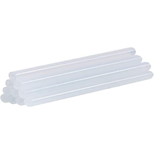 Ersandy - 10 transparente Heißklebestifte 7 x 100 mm – Extra starker Kleber für Heißklebepistole, lösungsmittelfrei, schnell trocknend