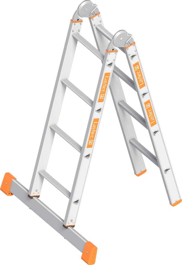 Layher Topic 1056 Klappleiter 2x4 Sprossen
