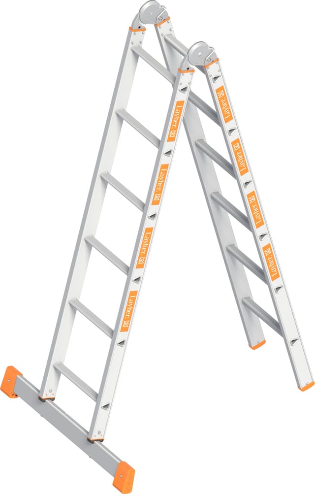 Layher Topic 1056 Klappleiter 2x6 Sprossen